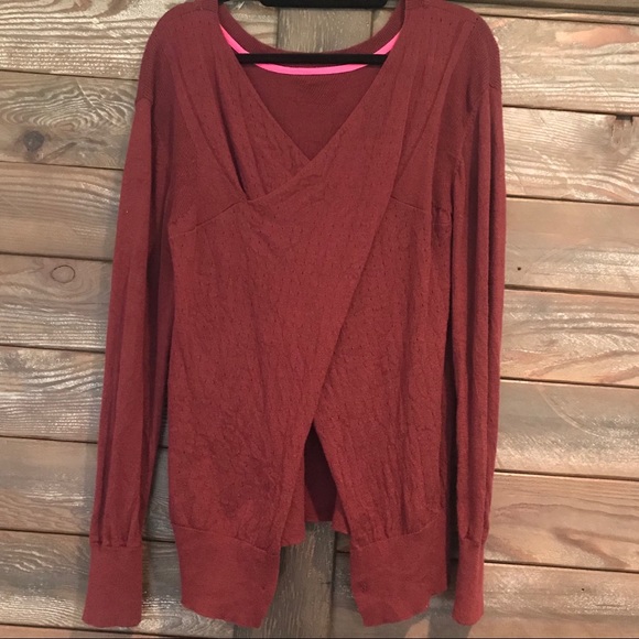 NWOT Lululemon open back sweater - Picture 5 of 5